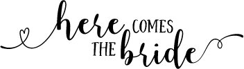 Here comes the Bride SVG