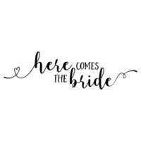 Here comes the Bride SVG