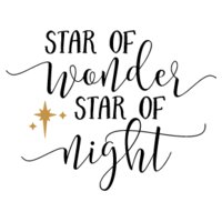 Star of Wonder Star of Night SVG