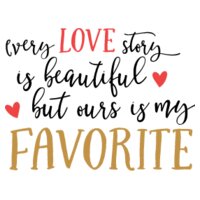 Every Love story is Beautiful SVG